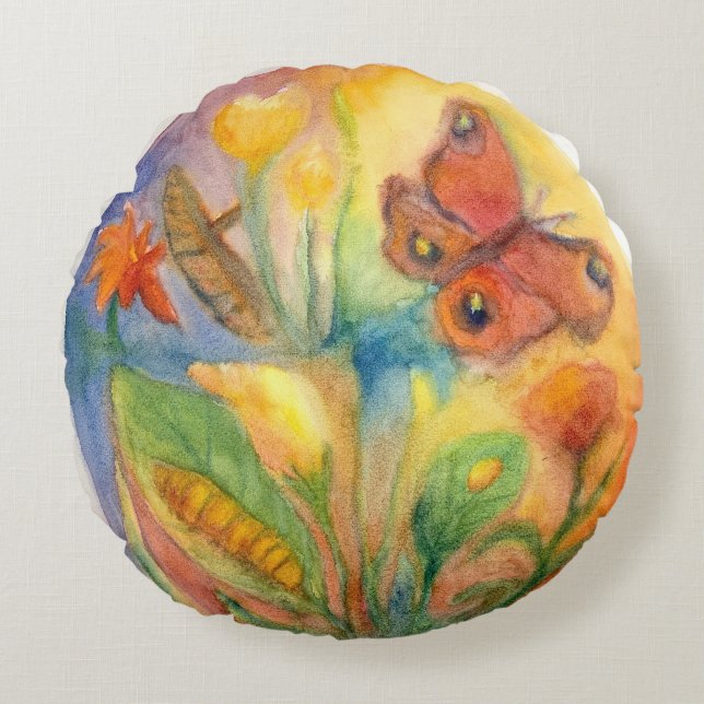Coussins Ronds Oreiller rond (Devant)