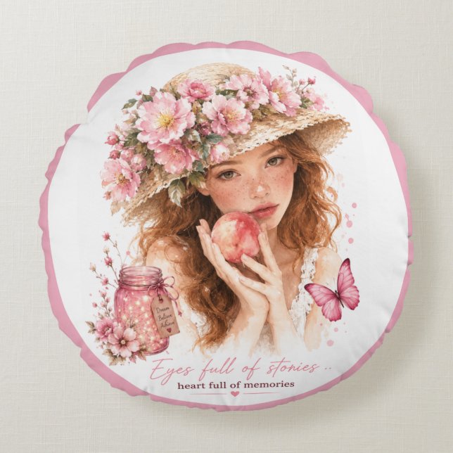 Coussins Ronds Oreiller Rond (Devant)