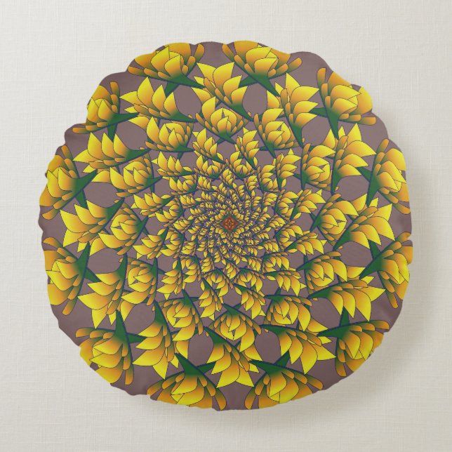 Coussins Ronds Oreiller rond (Devant)