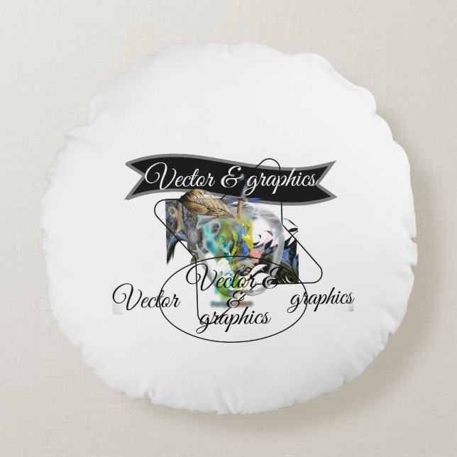 Coussins Ronds Oreiller rond (Devant)