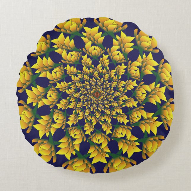 Coussins Ronds Oreiller Rond (Devant)