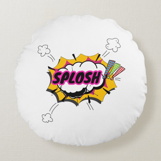 Coussins Ronds Oreiller Rond (Devant)