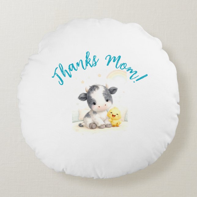 Coussins Ronds Oreiller Rond (Devant)