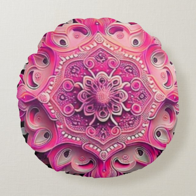 Coussins Ronds Oreiller Rond (16") (Devant)