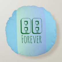 Oreiller rond 88 Forever