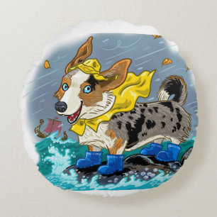 Coussins Ronds Oreiller rond amusant pour chien
