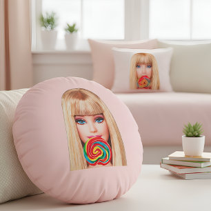 Coussins Ronds Oreiller rond Barb