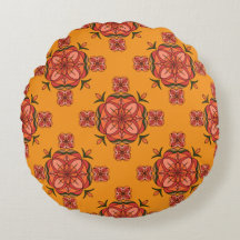 Oreiller rond Botanic Bloom