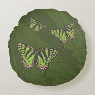 Coussins Ronds Oreiller rond Celtic Swallowtail