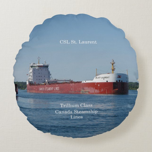 Coussins Ronds oreiller rond CSL St. Laurent (Devant)
