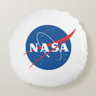 Coussins Ronds Oreiller rond de 16 pouces Iconique NASA 100% coto