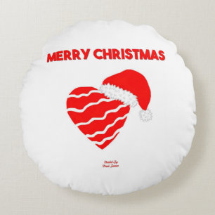 Coussins Ronds Oreiller rond de l'oreiller de Noël Père Noël