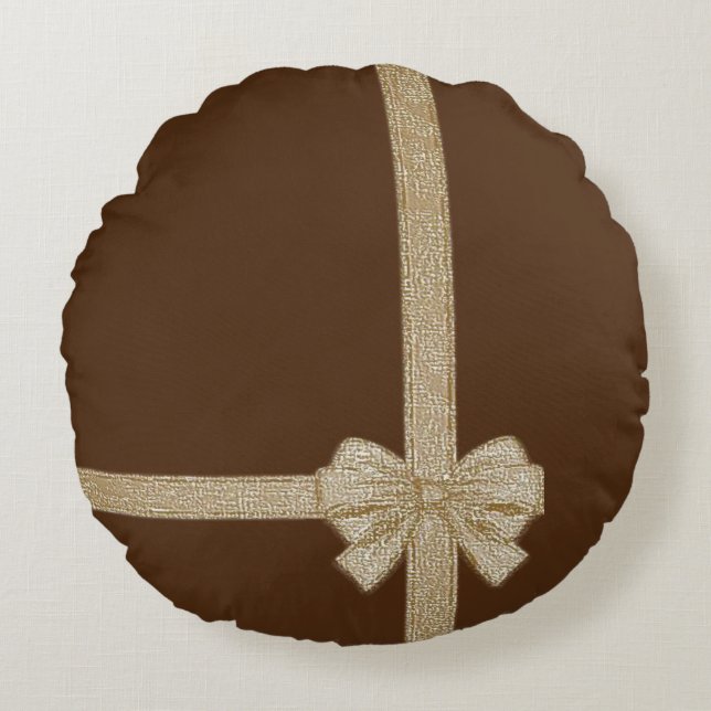 Coussins Ronds Oreiller rond de Noël (Devant)