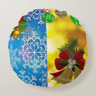 Coussins Ronds Oreiller rond de Noël