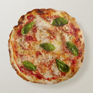 Coussins Ronds Oreiller rond de pizza