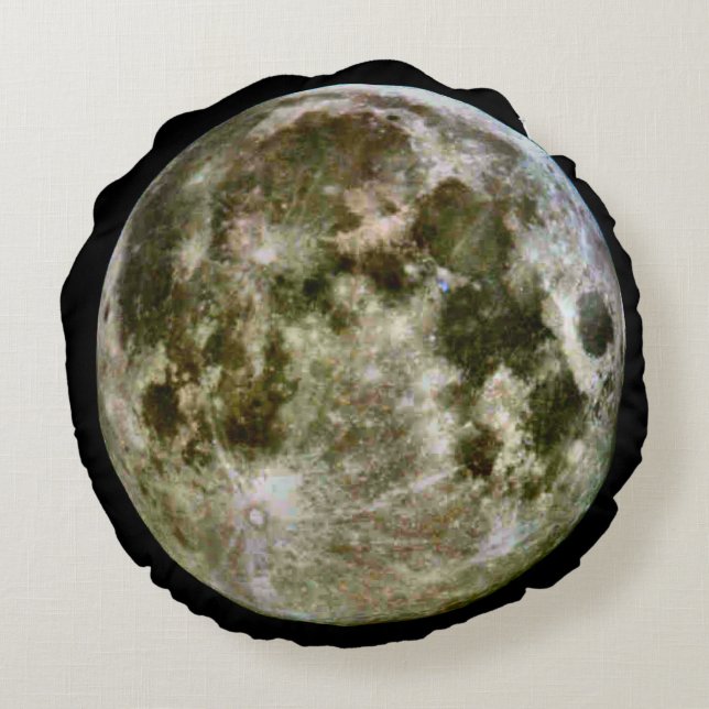 Coussins Ronds Oreiller rond de Pleine lune (Dos)