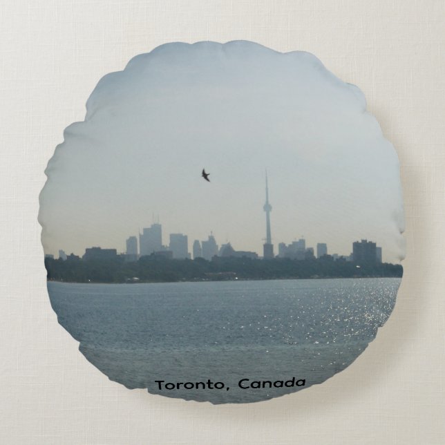 Coussins Ronds Oreiller rond de Toronto (Devant)
