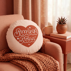 Coussins Ronds Oreiller Rond Doux Baiser