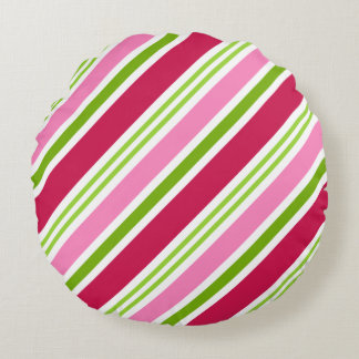 Coussins Ronds Oreiller rond en forme de bonbons de Noël