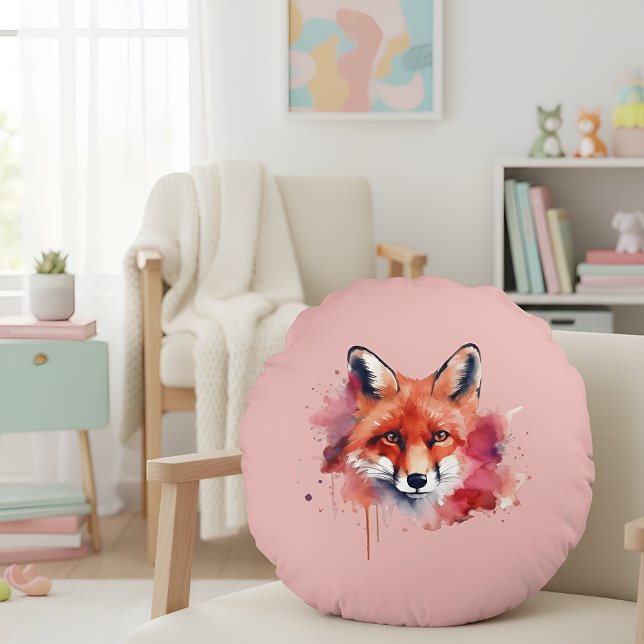Coussins Ronds Oreiller rond Fox (Créateur téléchargé)