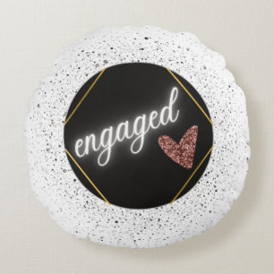 Coussins Ronds Oreiller rond glamour engagé