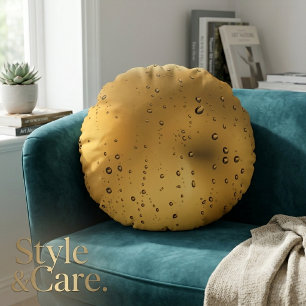 Coussins Ronds Oreiller rond goutte de pluie apaisant pour ambian
