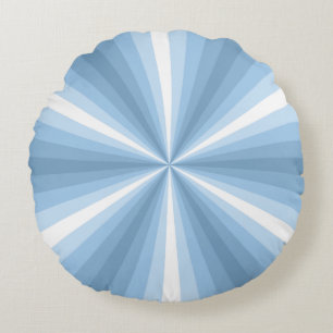 Coussins Ronds Oreiller Rond Illusion d'Hiver