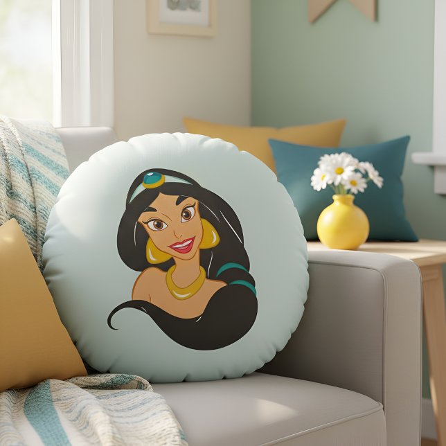 Coussins Ronds Oreiller rond Jasmine (Créateur téléchargé)