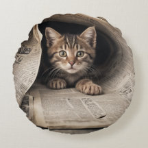 Oreiller rond Kitty