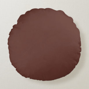 Coussins Ronds Oreiller rond marron