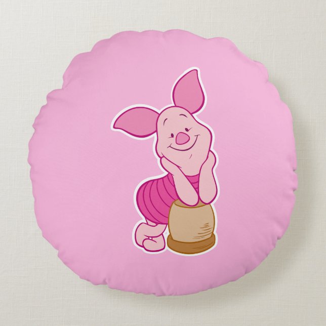 Coussins Ronds Oreiller Rond Petit Cochon (Devant)