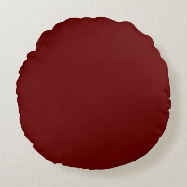 Coussins Ronds Oreiller Rond Rouge Sang (Devant)