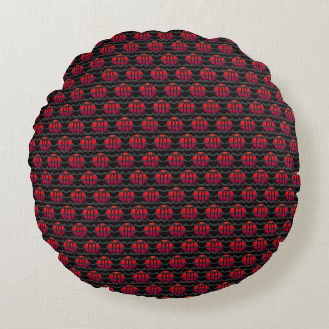 Coussins Ronds Oreiller rond Scorpion (Devant)