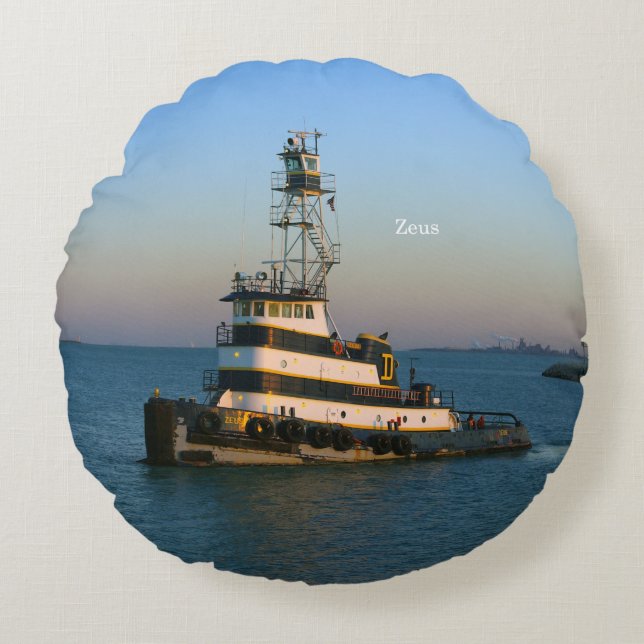 Coussins Ronds oreiller rond Zeus (Devant)