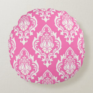 Coussins Ronds Oreiller rose Perse Damas