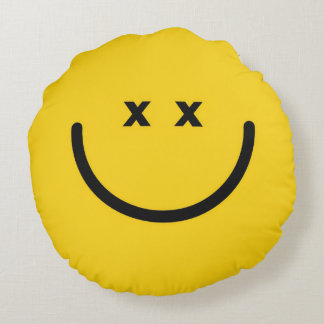 Coussins Ronds Oreiller sourire