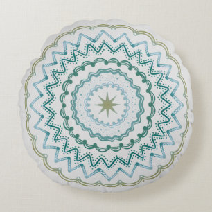 Coussins Ronds Oreillers à lancer de Medallion