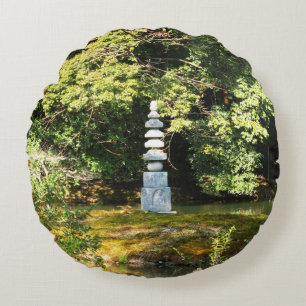 Coussins Ronds Pagode au serpent blanc / Hakuja No Tsuka