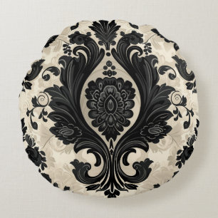 Coussins Ronds Paisley, Victorien, Gothique