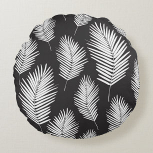 Coussins Ronds Palm Leafs Pattern