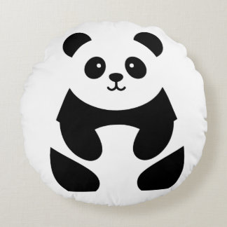 Coussins Ronds panda adorable