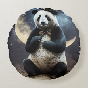 Coussins Ronds Panda Lune