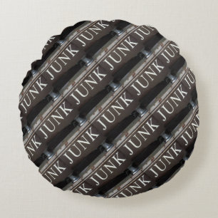 Coussins Ronds Panneau de voitures vintages antiquaires