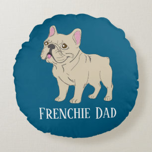 Coussins Ronds Papa Frenchie