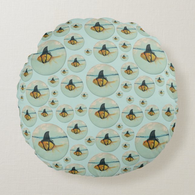 Coussins Ronds Papier Cadeau (Devant)