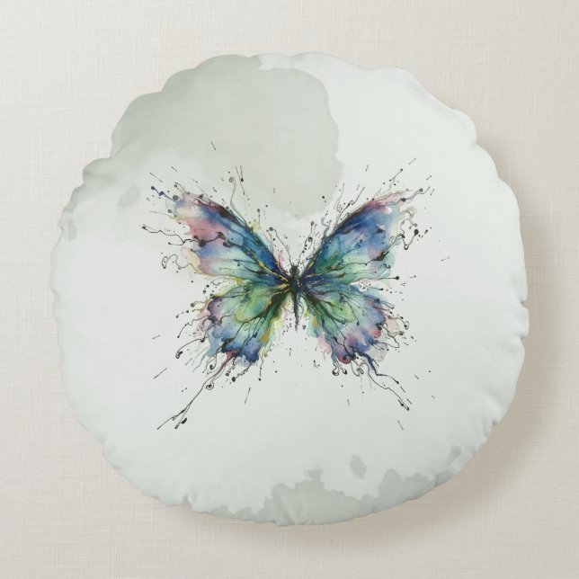 Coussins Ronds Papillon (Devant)