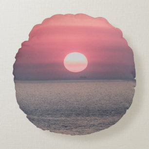 COUSSINS RONDS PARAMÈTRE SOLEIL SUR OCEAN HORIZON