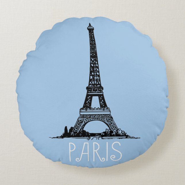Coussins Ronds Paris (Devant)