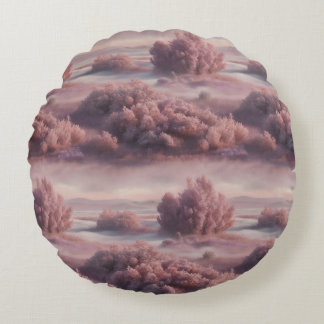 Coussins Ronds "Pastel Fog Party (Oui, Fog Can Party)"