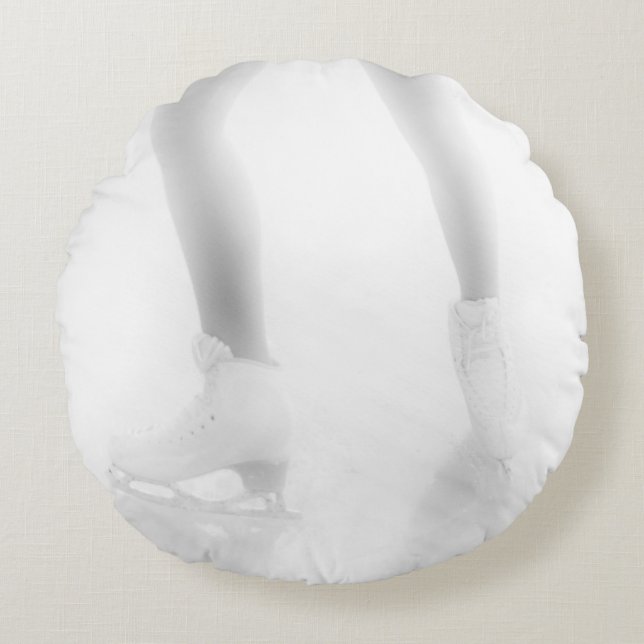 Coussins Ronds Patinage sur glace (Devant)